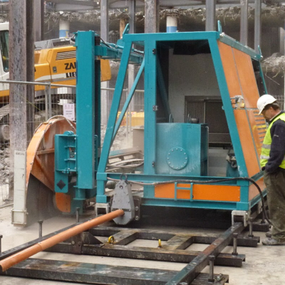 automated concrete demolition machine